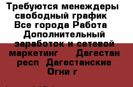 Требуются менеждеры, свободный график - Все города Работа » Дополнительный заработок и сетевой маркетинг   . Дагестан респ.,Дагестанские Огни г.